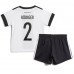 Maillot de foot Allemagne Antonio Rudiger #2 Domicile vêtements enfant Monde 2022 Manches Courtes (+ pantalon court)